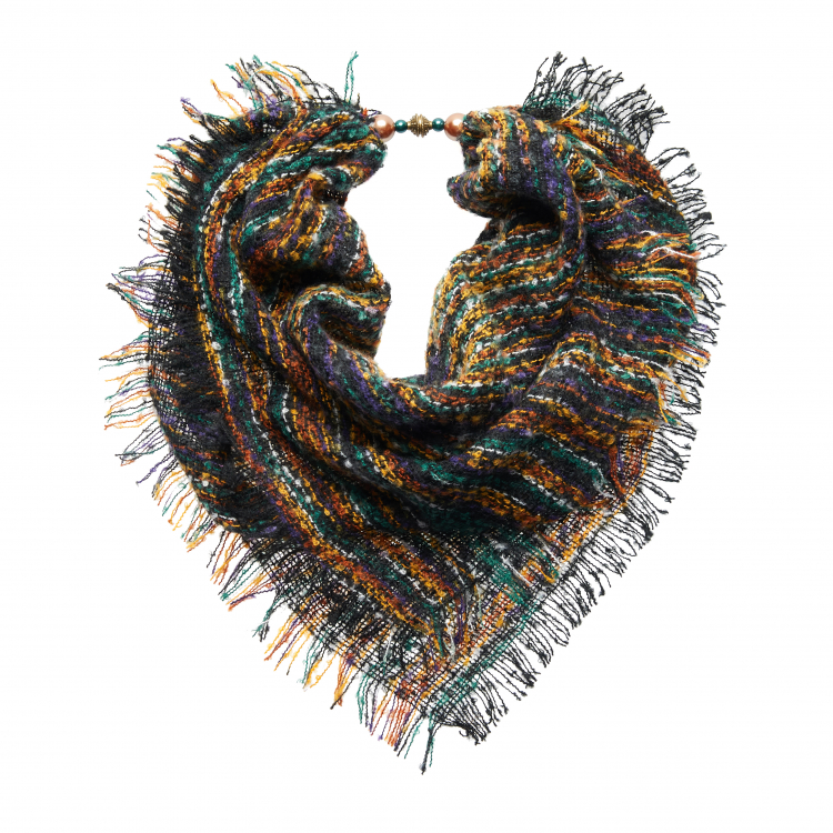 Дизайнерский шарф (косынка) ручной работы 698