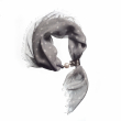 Дизайнерский шарф (косынка) ручной работы 756