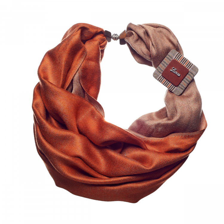 Дизайнерский шарф ручной работы 822