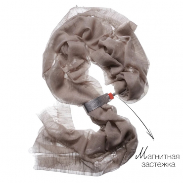 Дизайнерский шарф ручной работы 1003